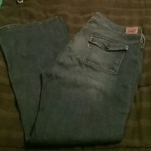 Levis size 16 medium 545 low boot cut jeans